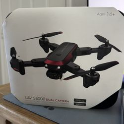 Drone With Adjustable Dual Cameras 