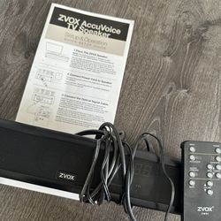 ZVOX TV Sound Bar Speaker