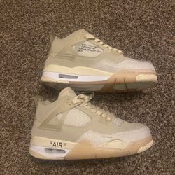 100% AUTHENTIC Off white jordan 4s women’s size 6.5