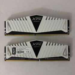 16GB (2x8GB) ADATA XPG DDR4 3000MHz RAM – White