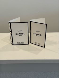 2 Chanel Les Exclusiffs EDP spray BEIGE samples 1.5 ml each, 0.1 oz