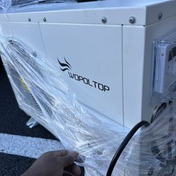 20,000 BTU Swimming Pool Heat Pump - for Above and In Ground Pools and Spas, 5.6kW Electric Swimming Pool Heater Pump with Titanium Heat Exchanger, 11