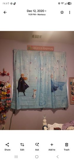 Disney-Elsa and Anna curtains