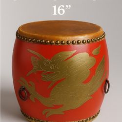 Chinese Dragon Drum - Handcrafted 16" - Only $45!
