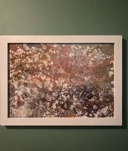 Large Hand Made wood Picture Art