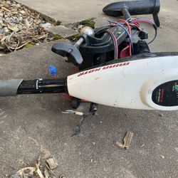 Minn Kota 30 Amp Draw Trolling Motor Transom And Napa DP marine Bat