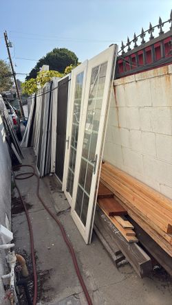 Vinyl French Door Double Doors Double Silites 97x81