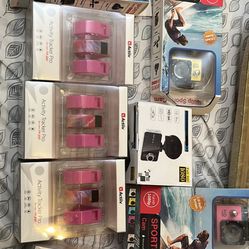 Active  Sports watches cameras a car camera system grab bag