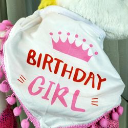 BIRTHDAY GIRL Dog Bandana $15