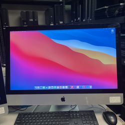 iMac retina 5k 27-inch 2014 16GB RAM 1TB SATA DISK + 121 GB FLASH DRIVE. macOS Big Sur version 11.7.1