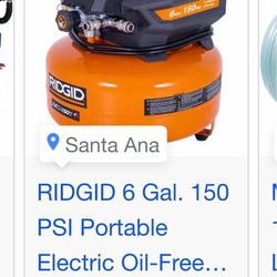 Ridgid Air Compressor