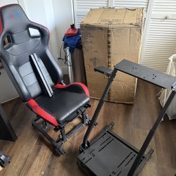 Sim Racing Cockpit. Peripherals And Electronics Not Included 