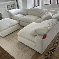 Cloud Sofa Cloud Sectional Dupe Nixon Couch Plush Feathers Cushions Reversible Washable Stain Resistent New