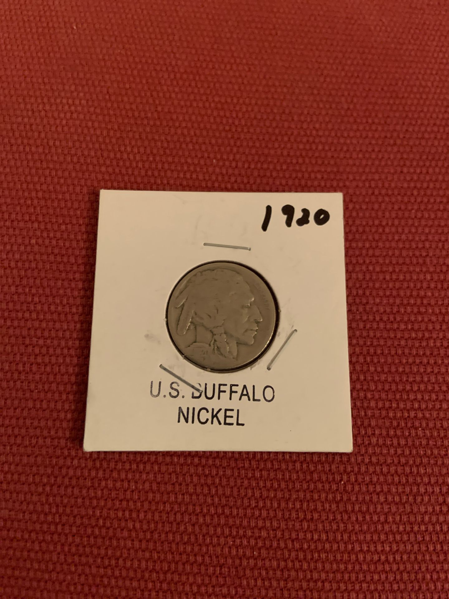 SILVER! 1920 D Buffalo nickel