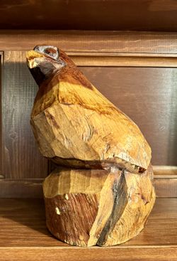 Hand Carving Of A Bird
