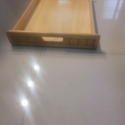 Large wooden tray 24' long x 17' wide x 4' deep
