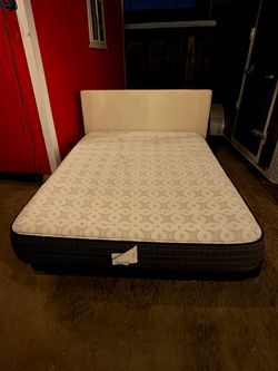 Full size bed and frame