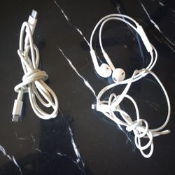 iPhone Headphones And Charger 