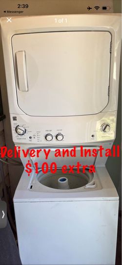 Stacked Stackable Kenmore Washer Dryer