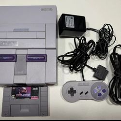 Super Nintendo Mortal Kombat Bundle