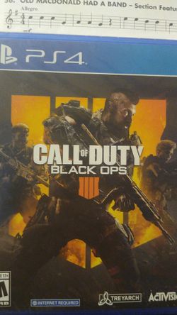 PS4 Call of Duty Black ops 4