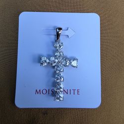 Moissanite Cross