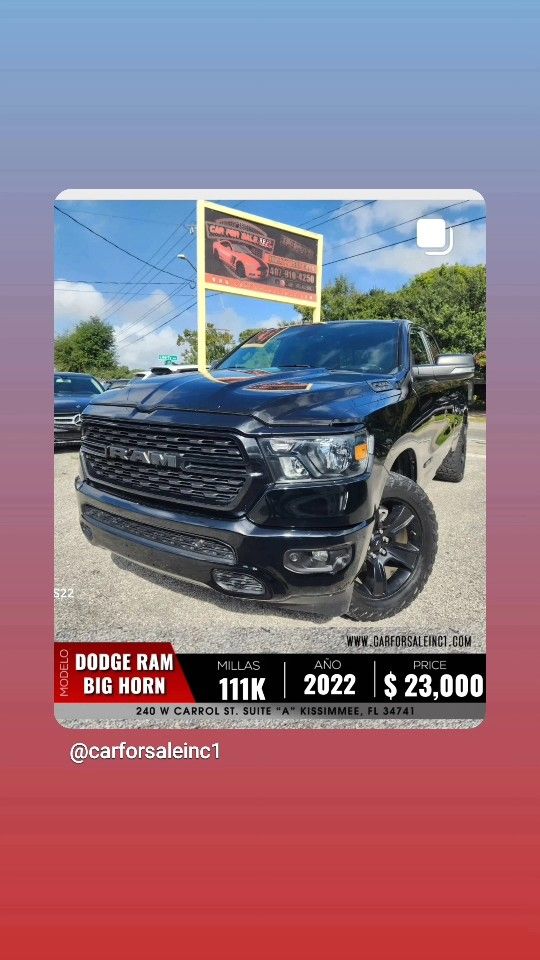 DODGE RAM 1500 BIG HORN 2022