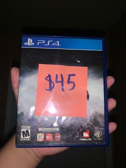Very Nice PlayStation 4 & 5 Video Game PS5 PS4 Shadow Of Mordor middle earth the hobbit lord of the rings