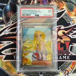 Lillie’s Determination SAR 091/063 PSA 9 (JAPANESE POKEMON)