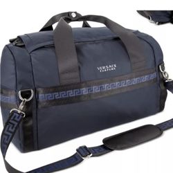 Versace black & blue duffel/holiday bag, BRAND NEW