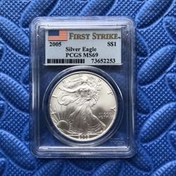 2005 MS69 Silver Eagle