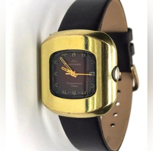 Movado Watch Vintage Womens Gold