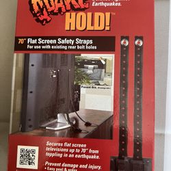 70” Flat Screen, Safety Straps New In a  Box
