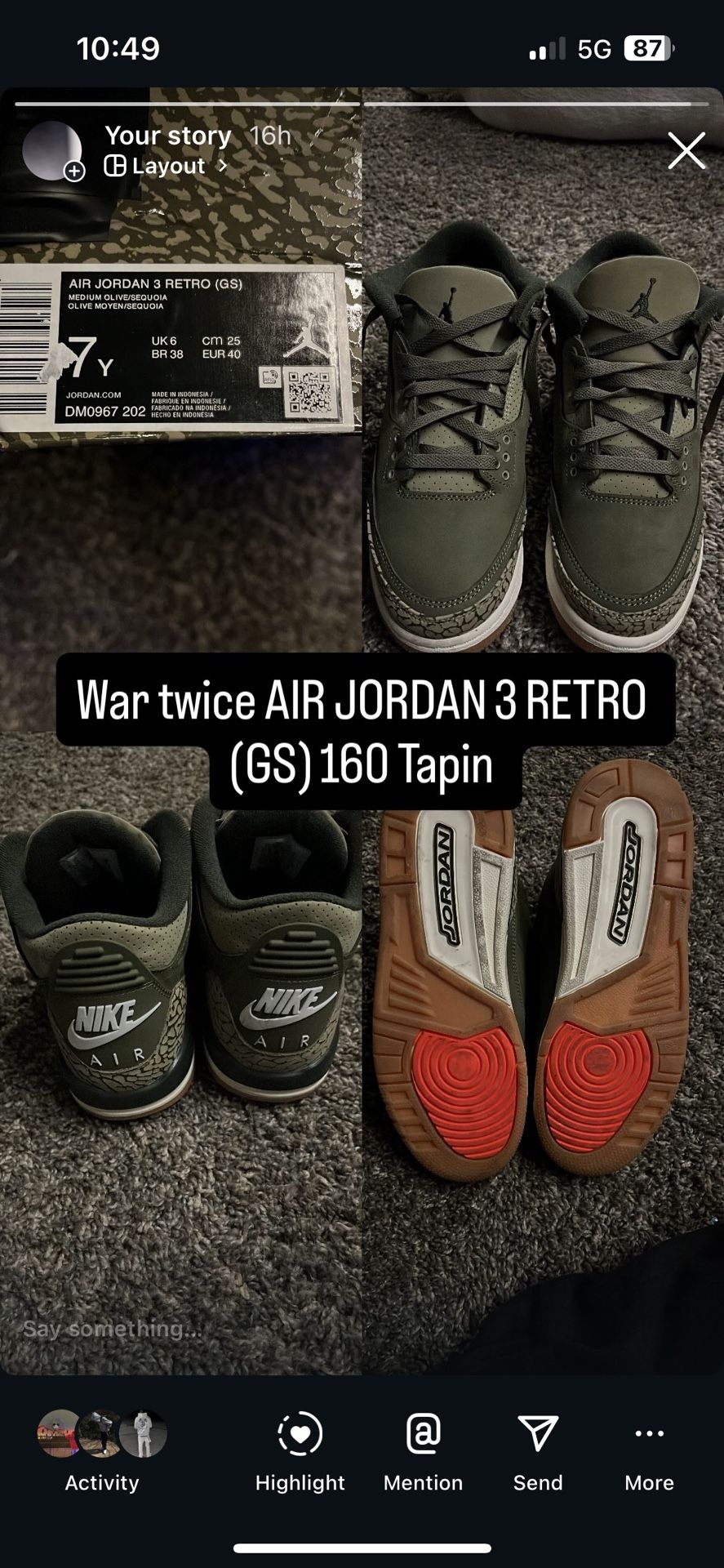 AIR JORDAN 3 RETRO (GS)