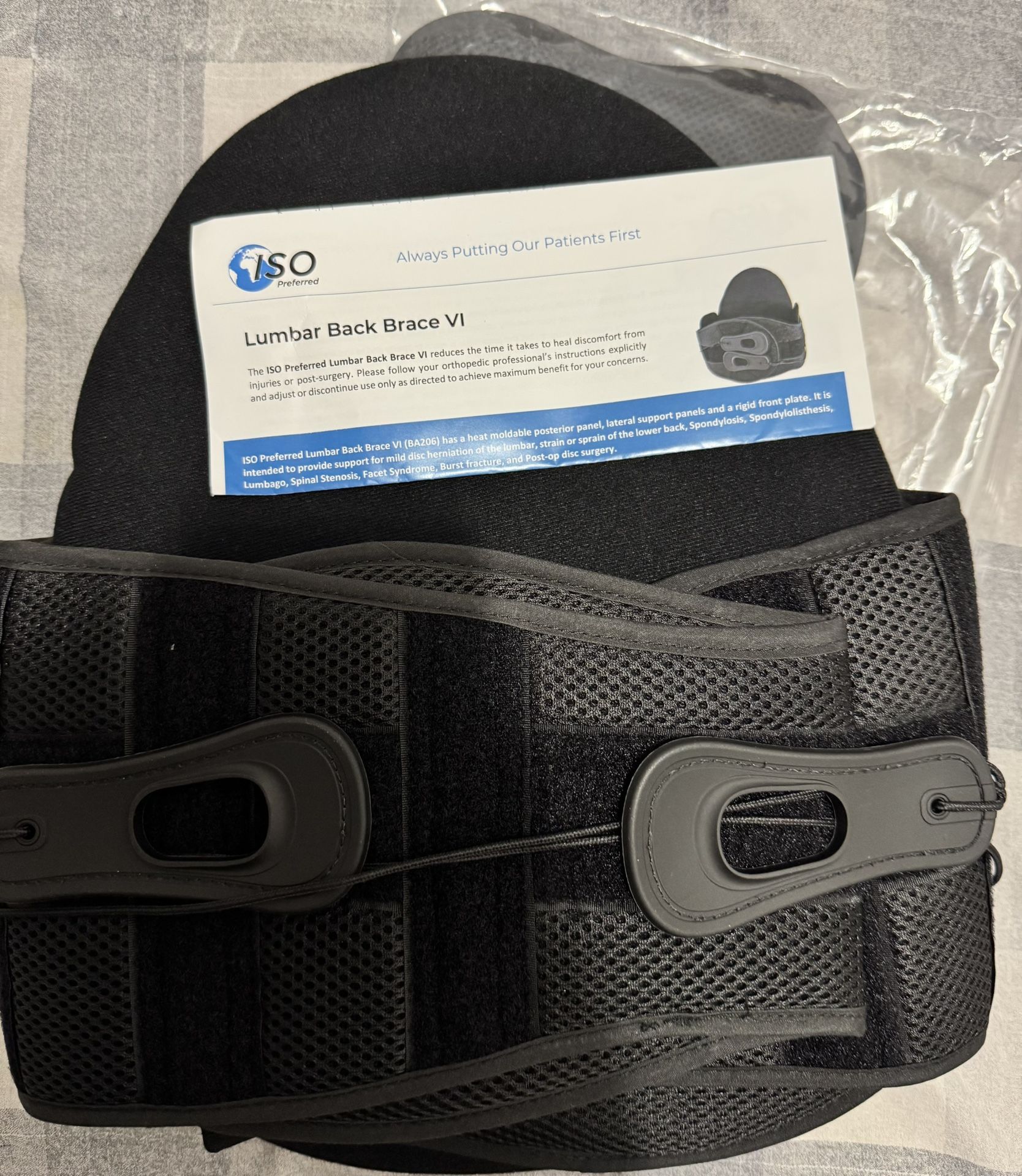 Lumbar Back Brace Support