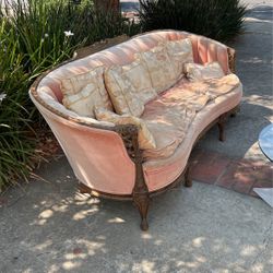 Velvet Victorian Couch