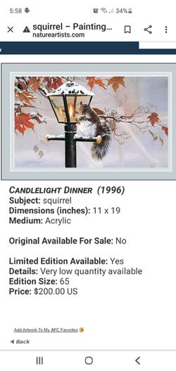 Candlelight dinner print / sign
