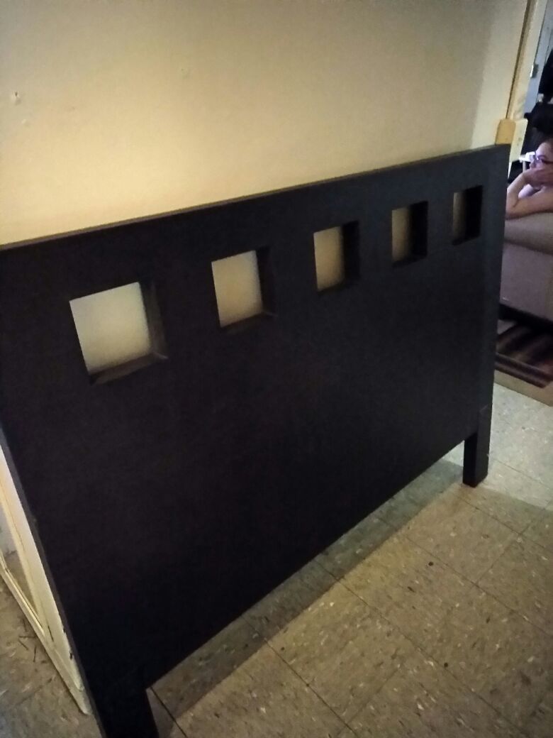 IKEA Sultan forestad full size memory foam mattress and full size bed with Head Board !