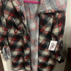 Shirt Jacket With Hoodie 