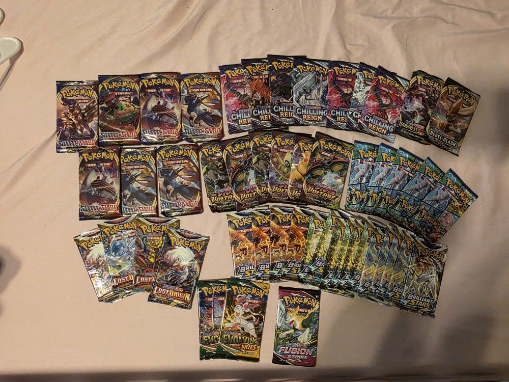 Sealed Pokemon Booster Packs From $6 To $30