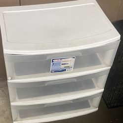 3 Drawer Plastic Storage Container