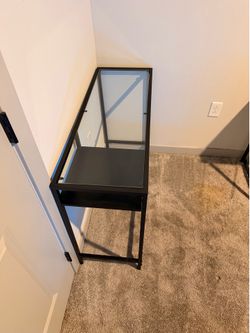 Glass desk