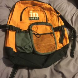 Orange Focus Backpack