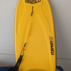 Two Body Boards With Tethers And 1 Backpack Bag