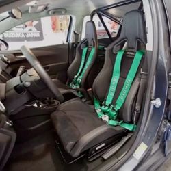 ☆Brand New TAKATA 4-Point Harness 3" Straps CAM LOCK Green Seatbelt ☆VAILD UNTIL 2029☆