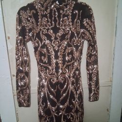 Windsor, Rose Gold Sequined.