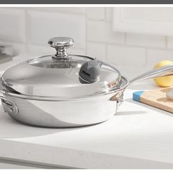 Vida Sana® 5-Ply Stainless Steel Cookware 9" Skillet (5588)