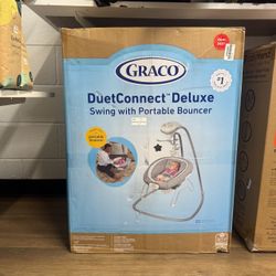 Graco DuetConnect Deluxe Swing with Portable Bouncer