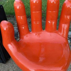 Orange Hand Chair 