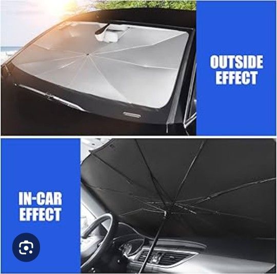 Car Window Windshield Sun Shade Solar Block Shade Umbrella